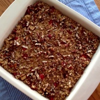 Cranberry Apple Pecan Baked Oatmeal